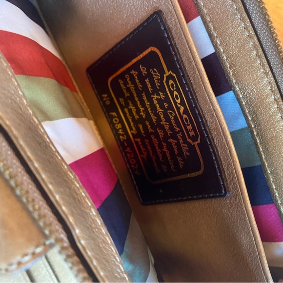 Vintage Coach Legacy Signature Wallet
